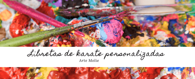 libretas de karate personalizadas