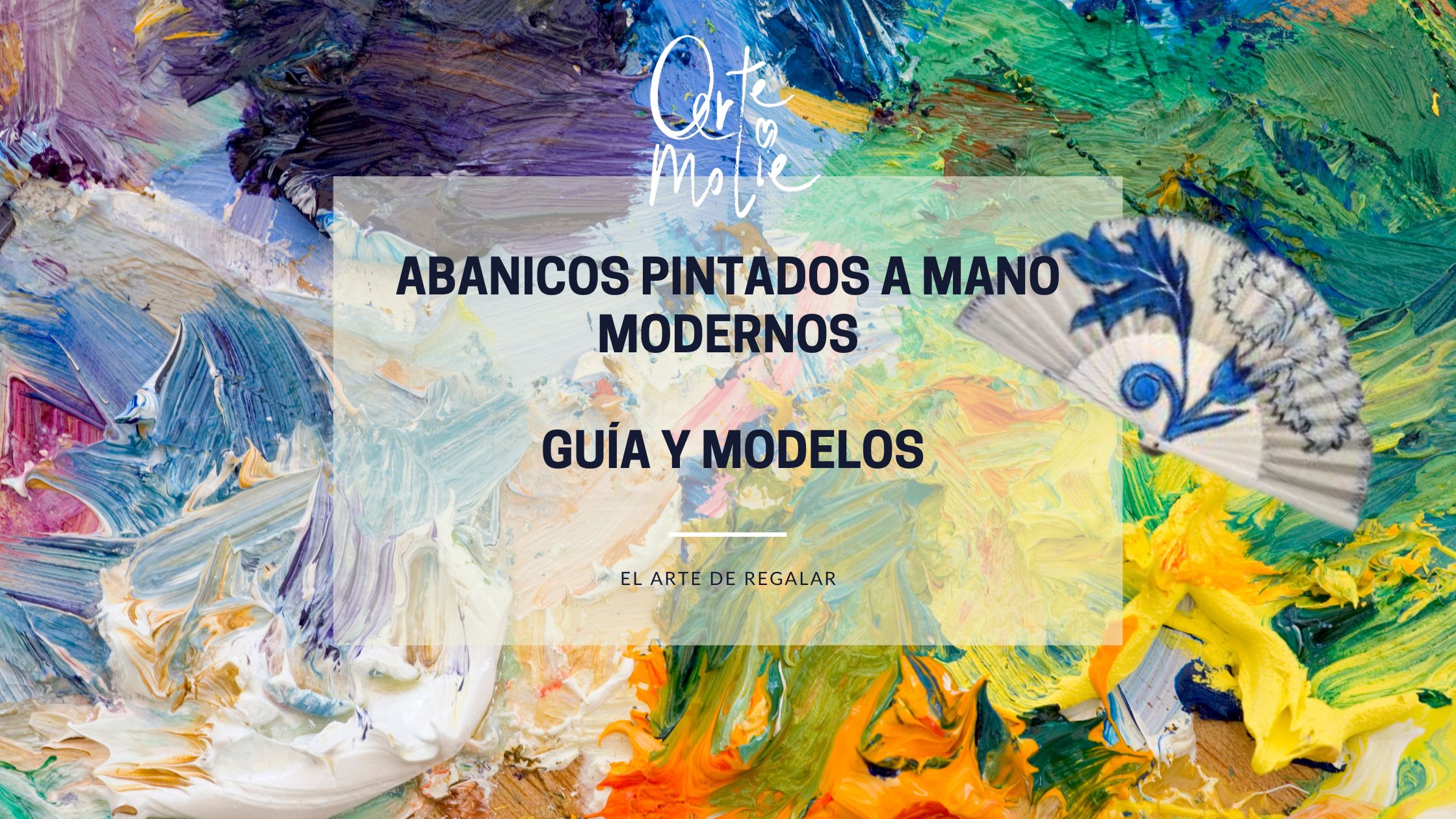 Abanicos-pintados-a-mano-modernos Abanicos-pintados-a-mano-modernos