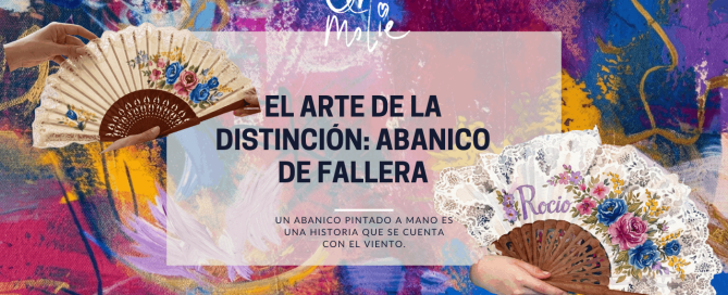 abanico valenciano terminado hecho a mano