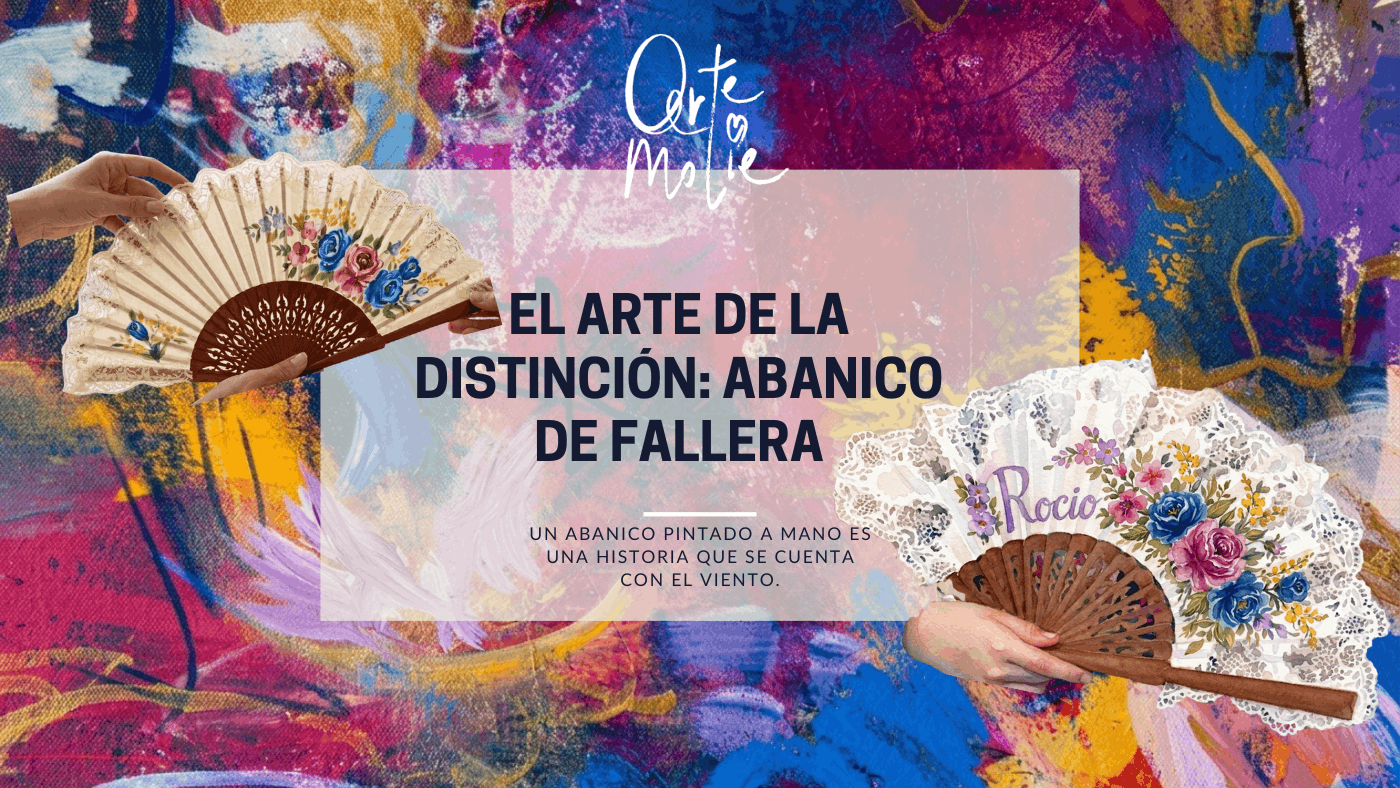 abanico valenciano terminado hecho a mano