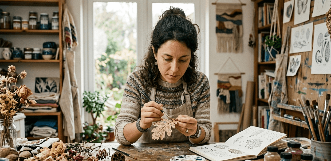 mujer-creativa-observando-los-pequenos-detalles-que-inspiran-su-obra-artistica